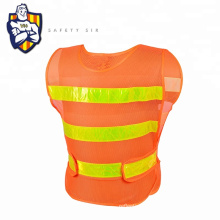 Lowest price reflective mesh safety high visibility vest with pockets